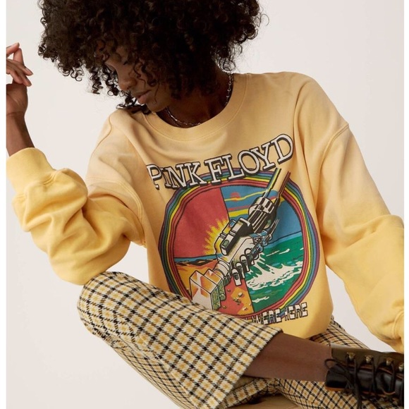 Pink Floyd Wish You Were Here Oversized Crew Sweat - Picture 2 of 6